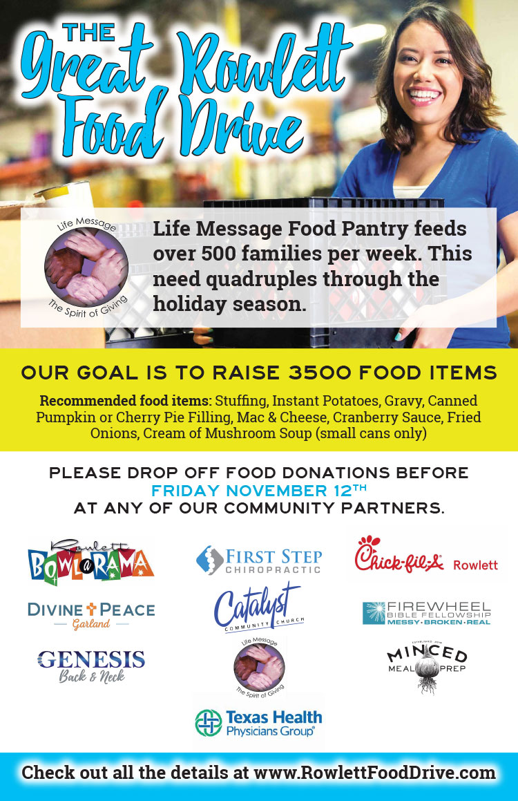 Chiropractic-Rowlett-TX-Great-Rowlett-Food-Drive Chiropractic Rowlett TX Great Rowlett Food Drive